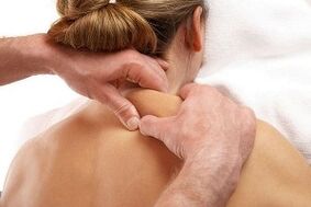 Massage for osteochondrosis of the cervical column