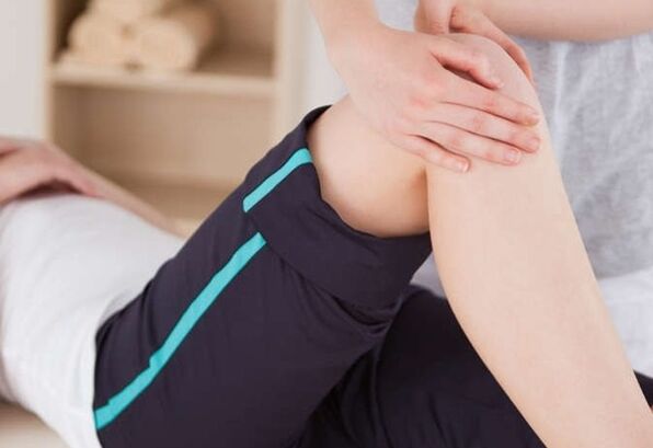 Knee joint massage for osteoarthritis