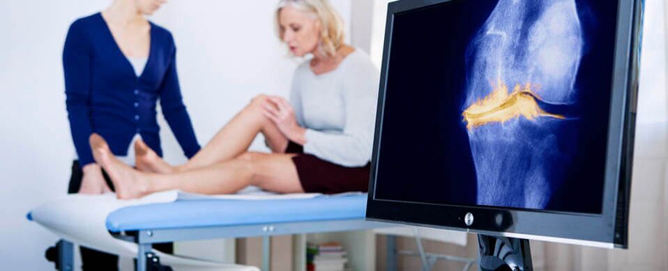 Diagnosis of the causes of knee pain.
